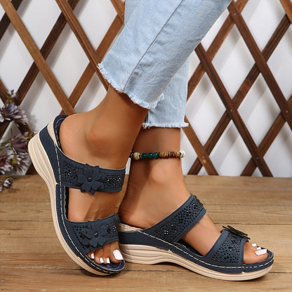 Delor | Comfortable Flower Sandals