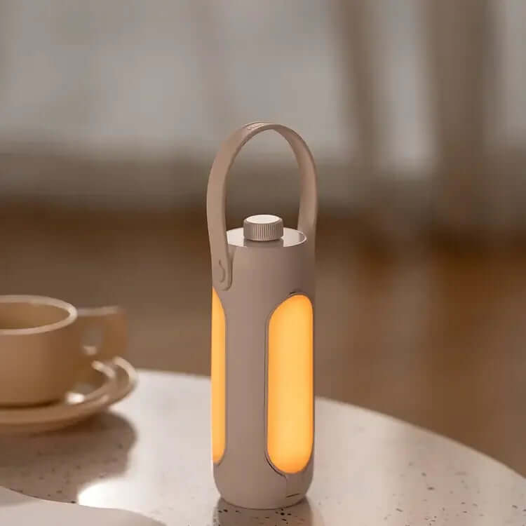 Compact LED Outdoor Lantern with Flashlight & Emergency Light