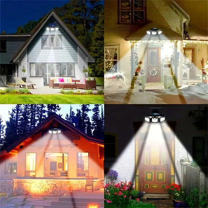 Bright Outdoor Motion Security Light with 3 Heads