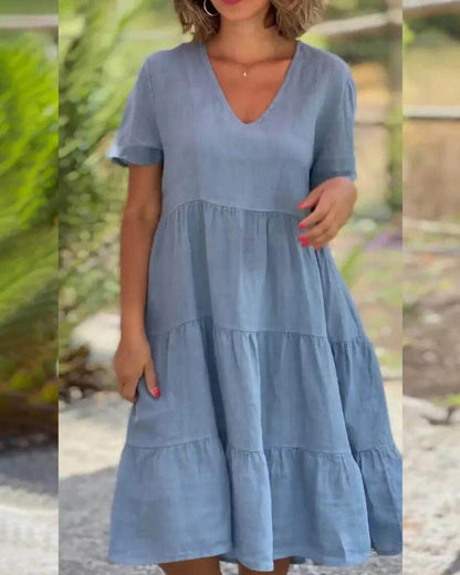 Lightweight Casual Knee Length Dress