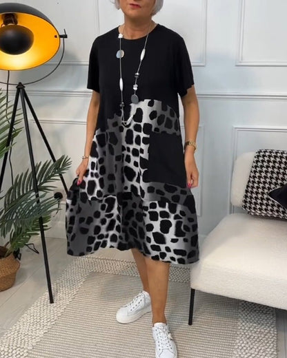 Classic Ladies Floral Midi Dress