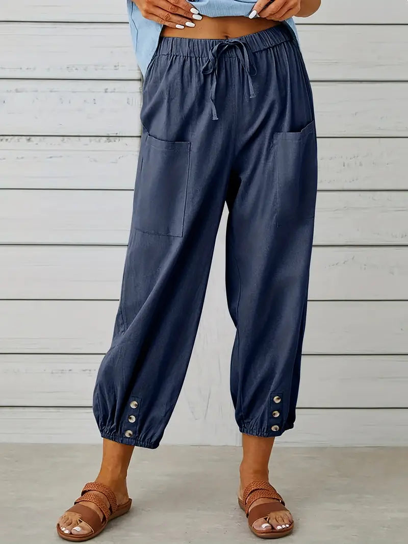 Ladies Comfort Fit Straight Leg Pants