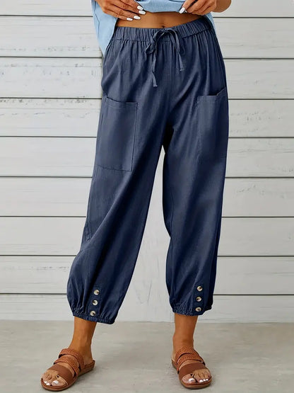 Ladies Comfort Fit Straight Leg Pants