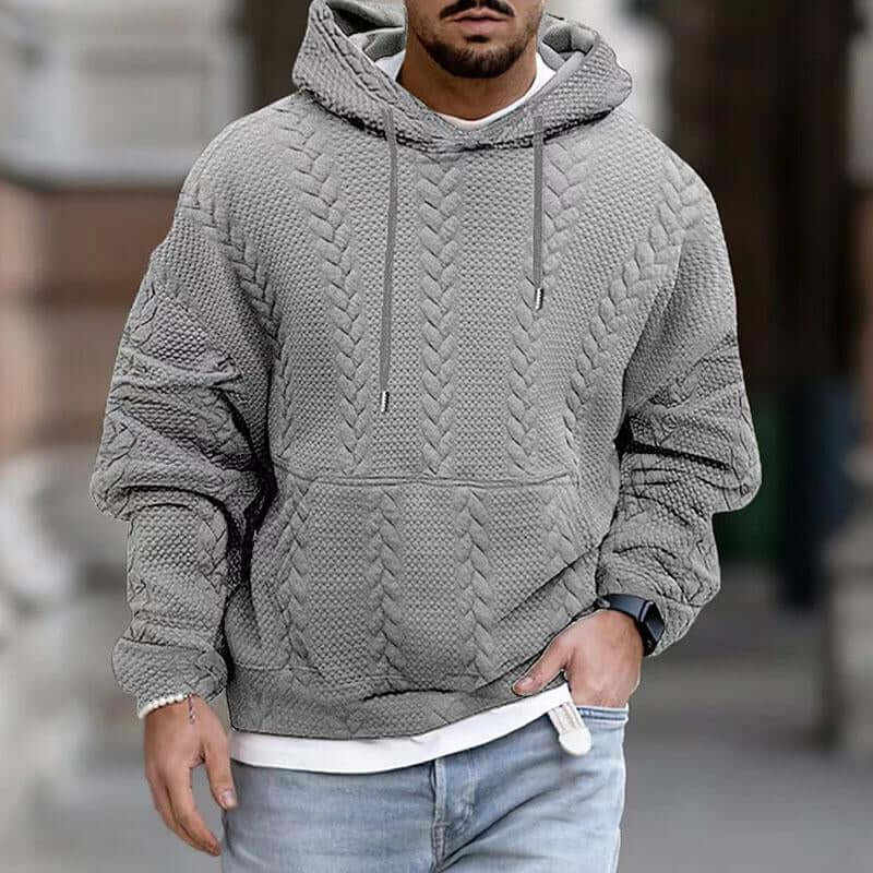 Relaxed Fit Crew Neck Sweatshirt Hoodie - Luxivelle