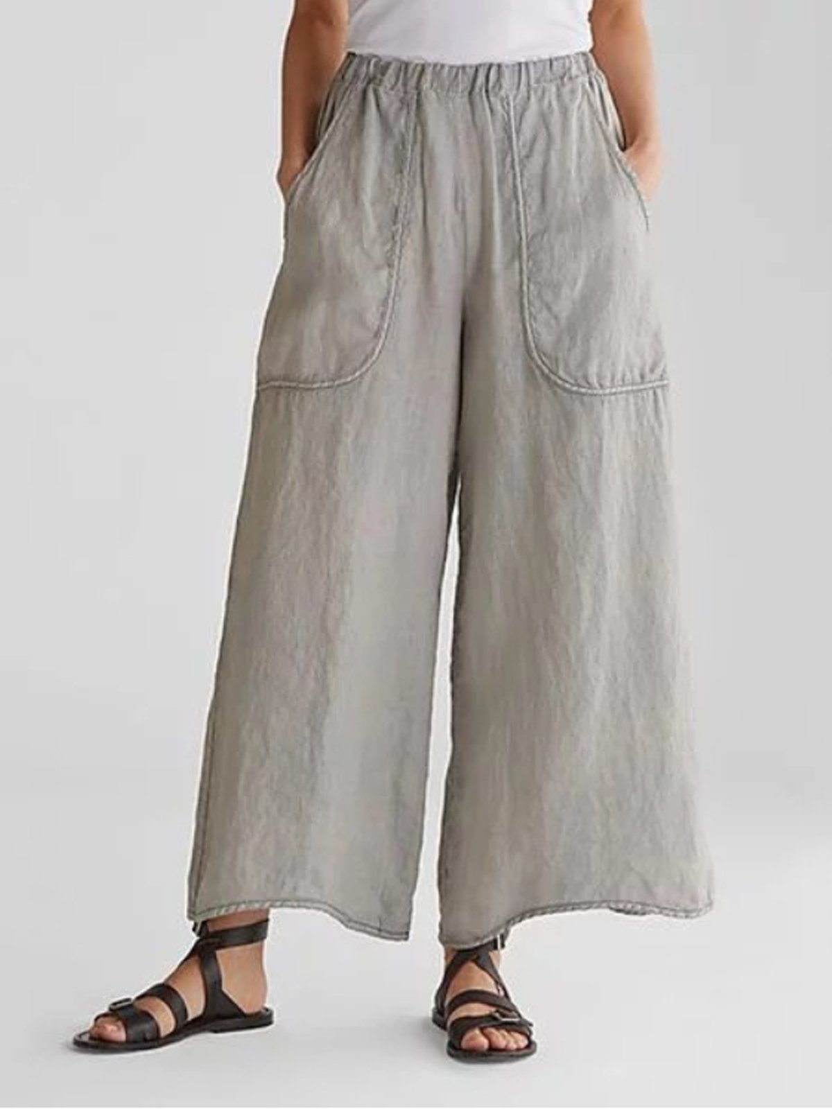 Loose Fit Linen Pants Women's Comfortable Summer Trousers - Luxivelle