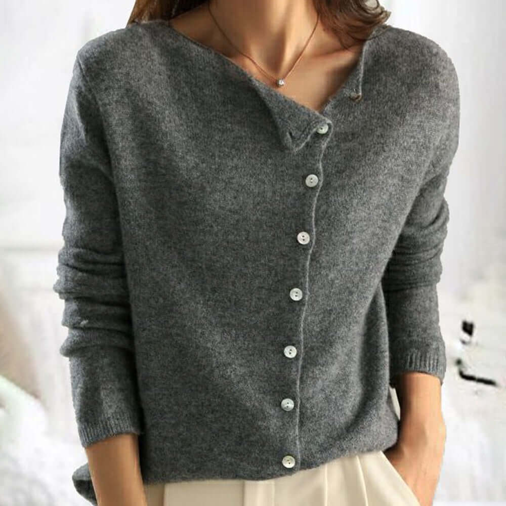 Ladies Cozy Cable Knit Sweater - Luxivelle