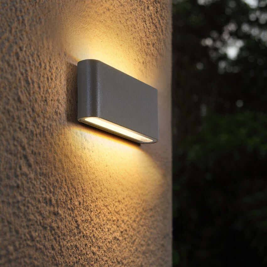 Stylish LED Exterior Wall Light Fixture