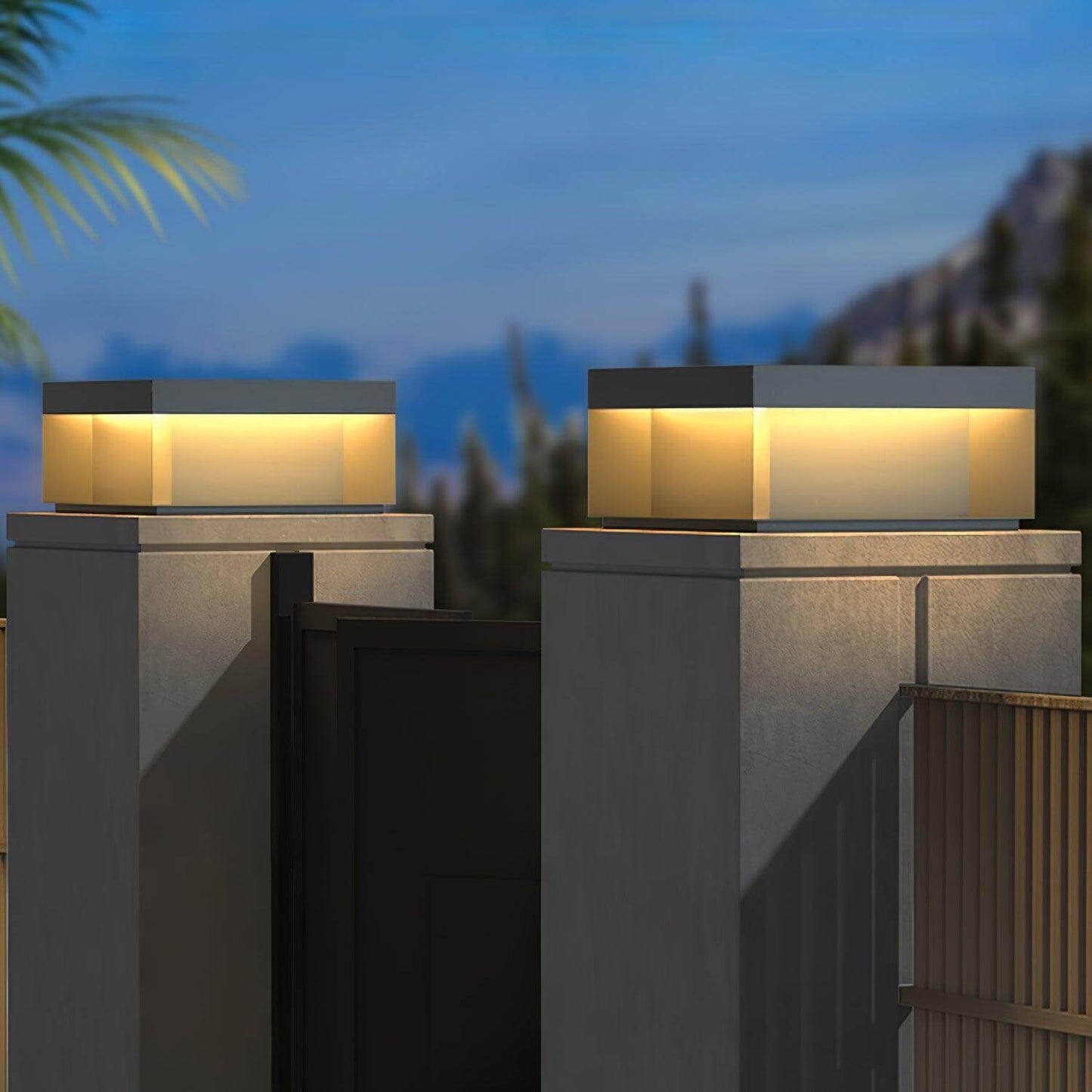 Waterproof Garden Post Lamp - Durable Outdoor Light