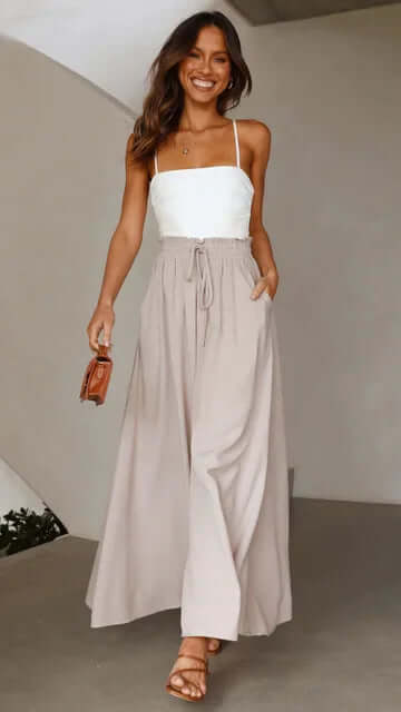 Comfortable Women's Elastic Waist Pants