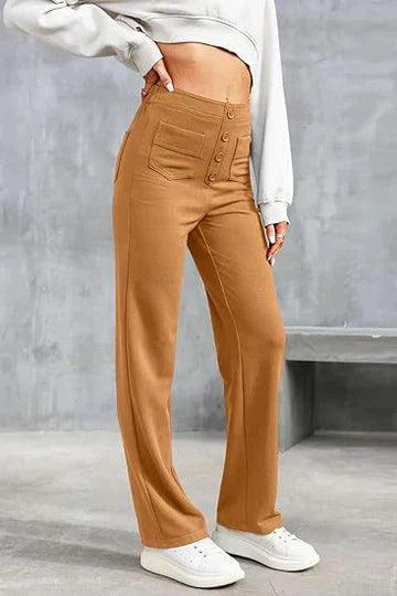 Comfortable Fit Women's High Waist Pants