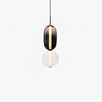 Vibrant Glass Drop Ceiling Light