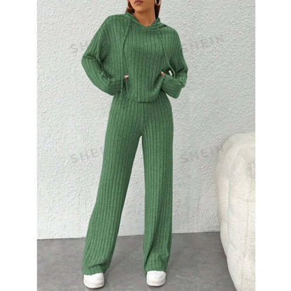 Relaxed Fit Hooded Sweat Suit
