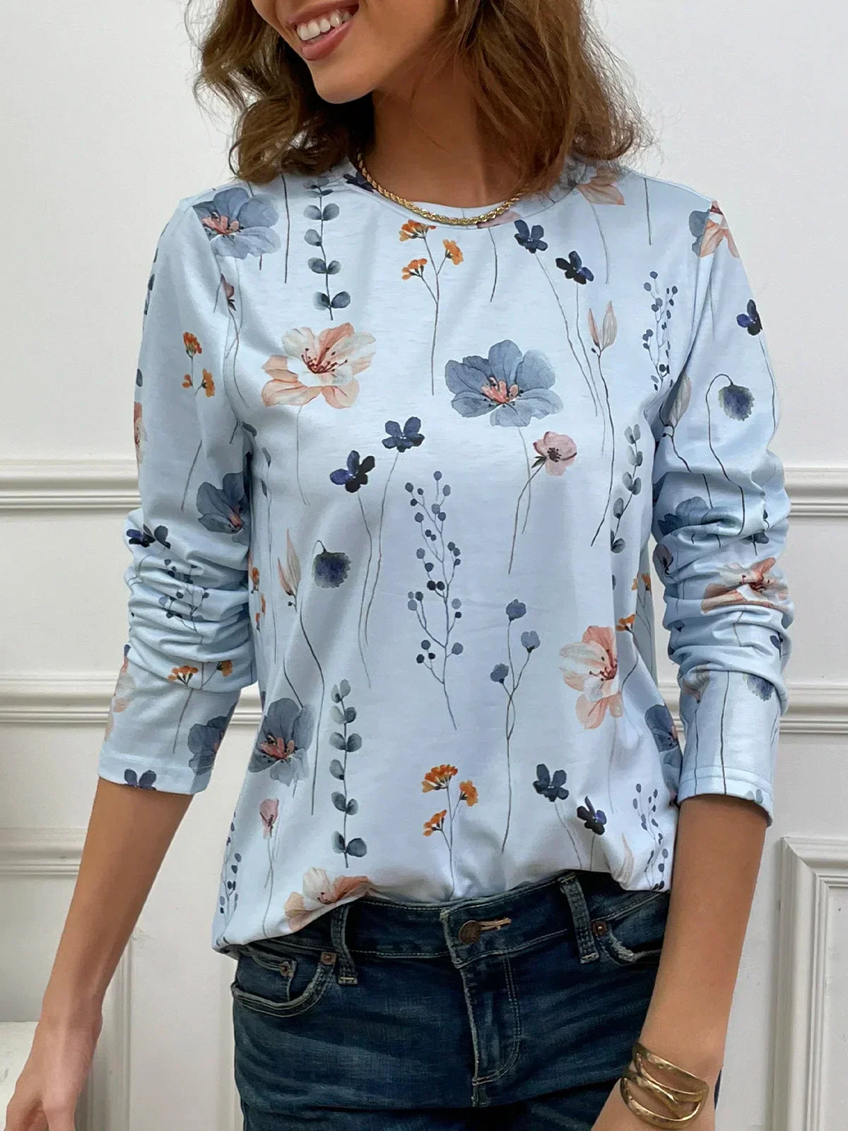 Ladies Pretty Blossom T-Shirt - Luxivelle