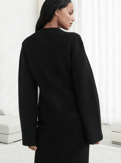 Ladies' Bell Sleeve Knit Sweater