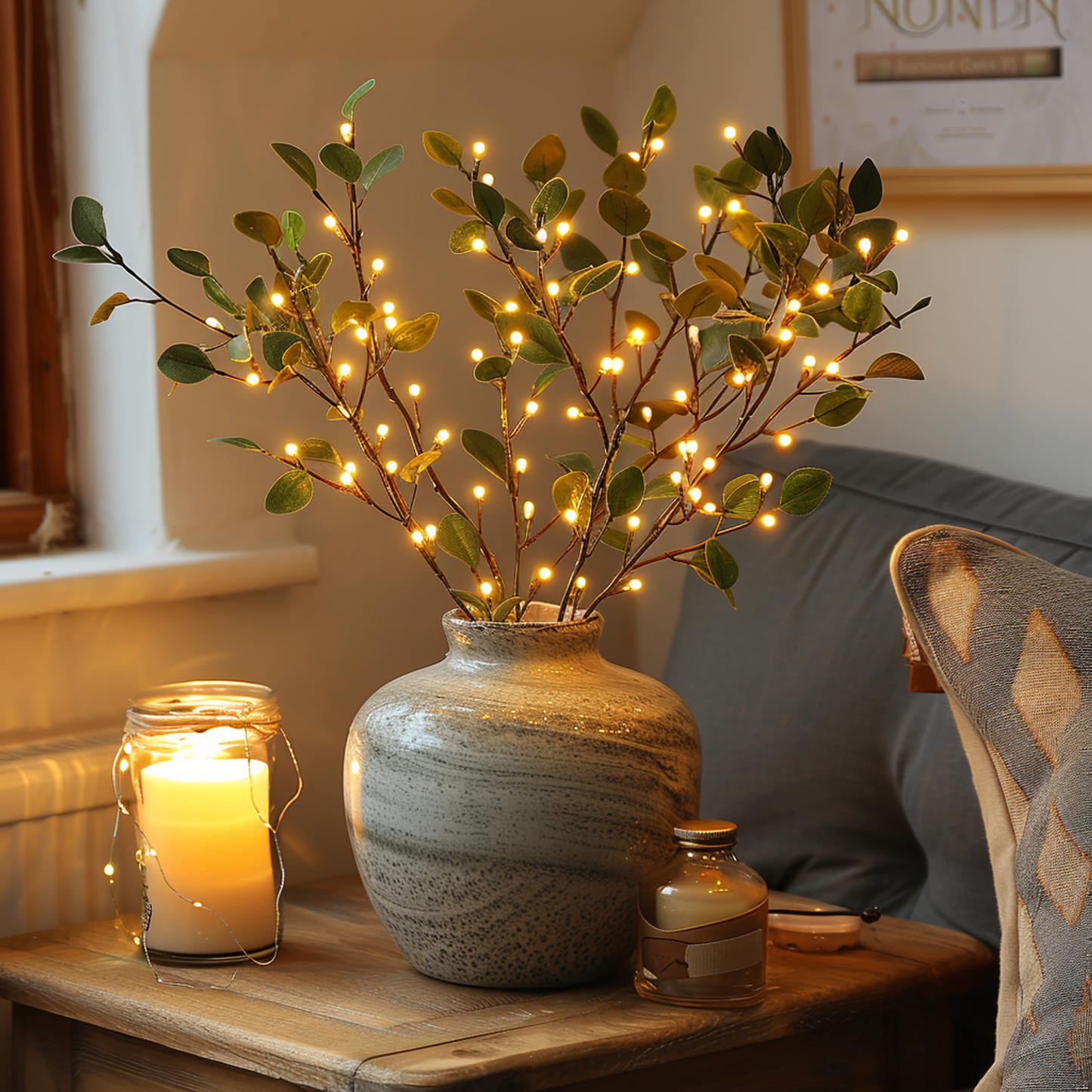 Warm Fairy String Lights - 70cm LED Home Decor