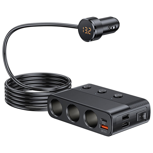Multiport Car Charger with Fast Quick Charging - Luxivelle