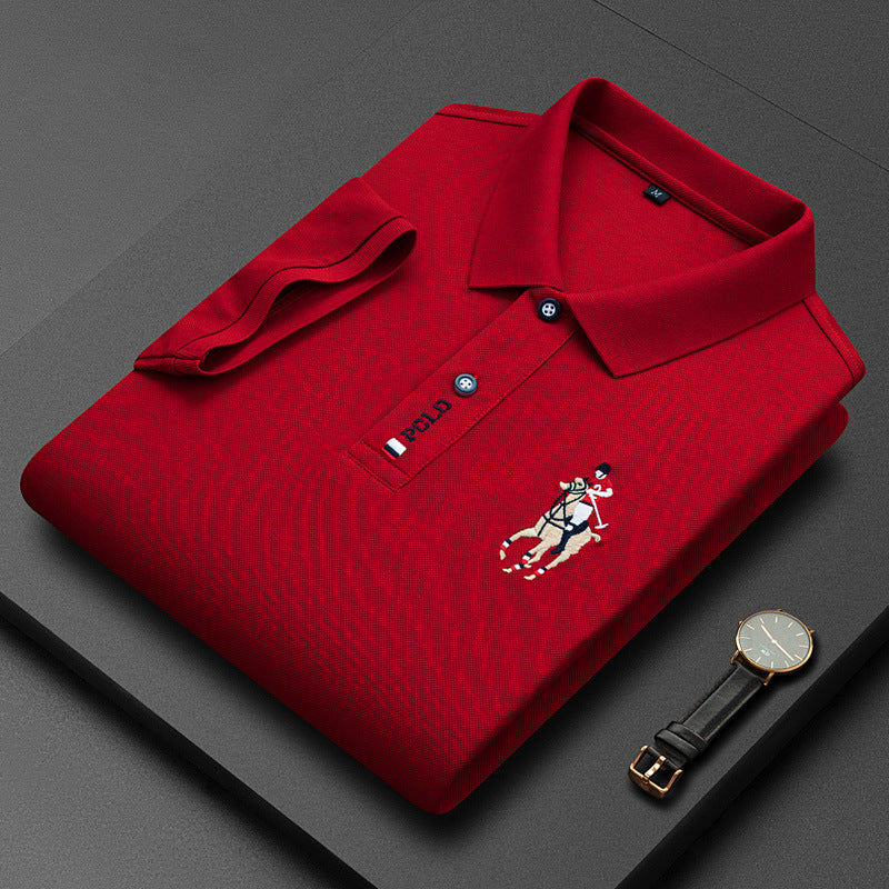 Zeus | Men's Polo Shirt – Timeless Golf Shirt for Casual and Semi-Formal Wear-5