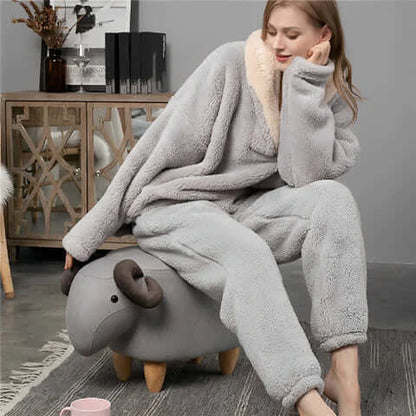 Soft Women's Fleece Pajama Set
