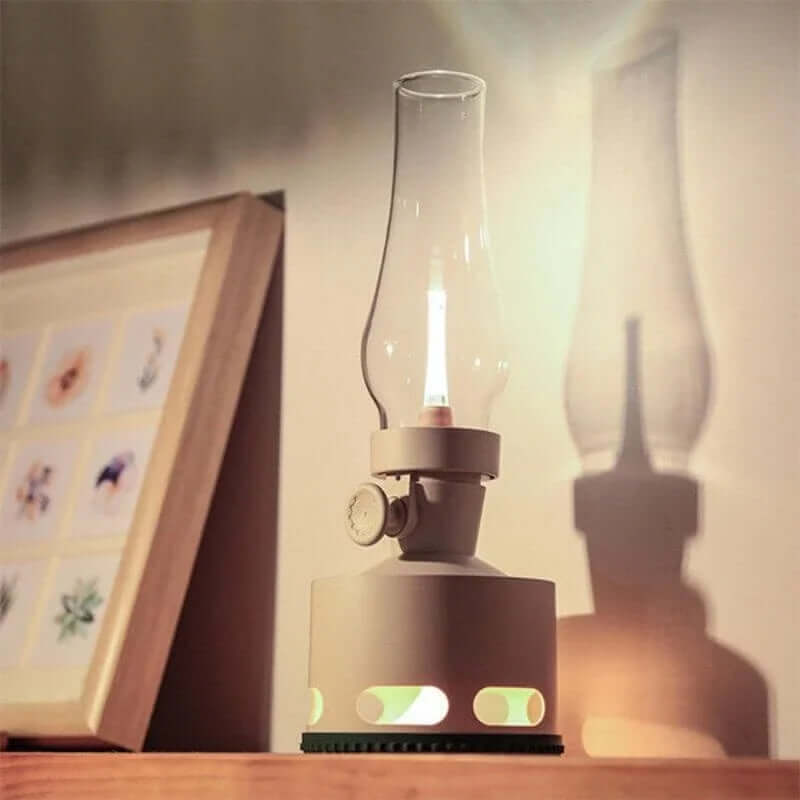 Retro LED Lantern - Rechargeable USB Powered