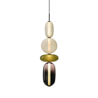 Vibrant Glass Drop Ceiling Light