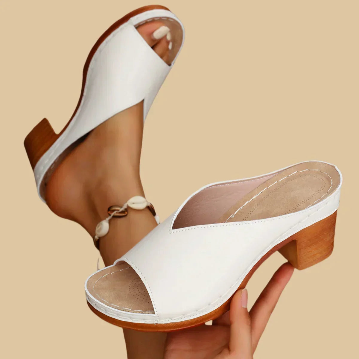 Comfortable Supportive High Heel Sandal
