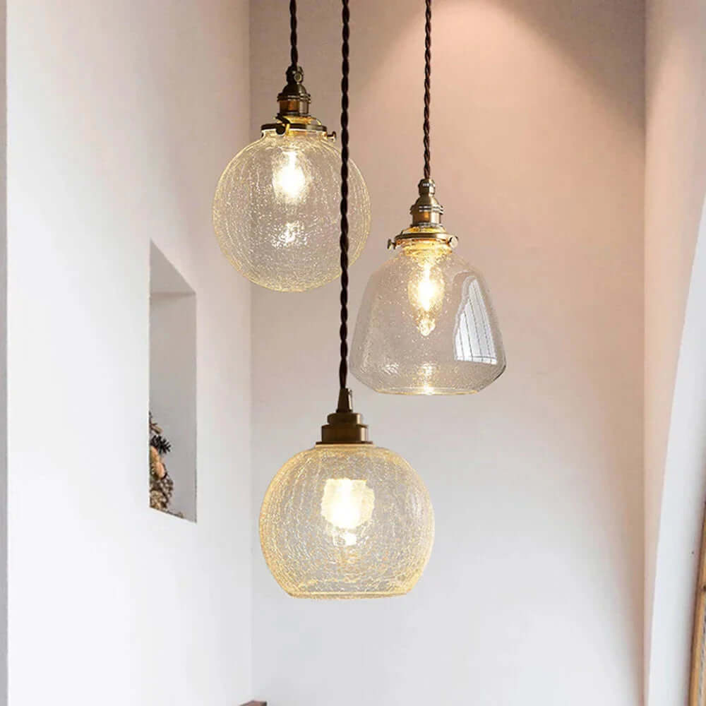 Luxurious Sparkling Glass Drop Lamp
