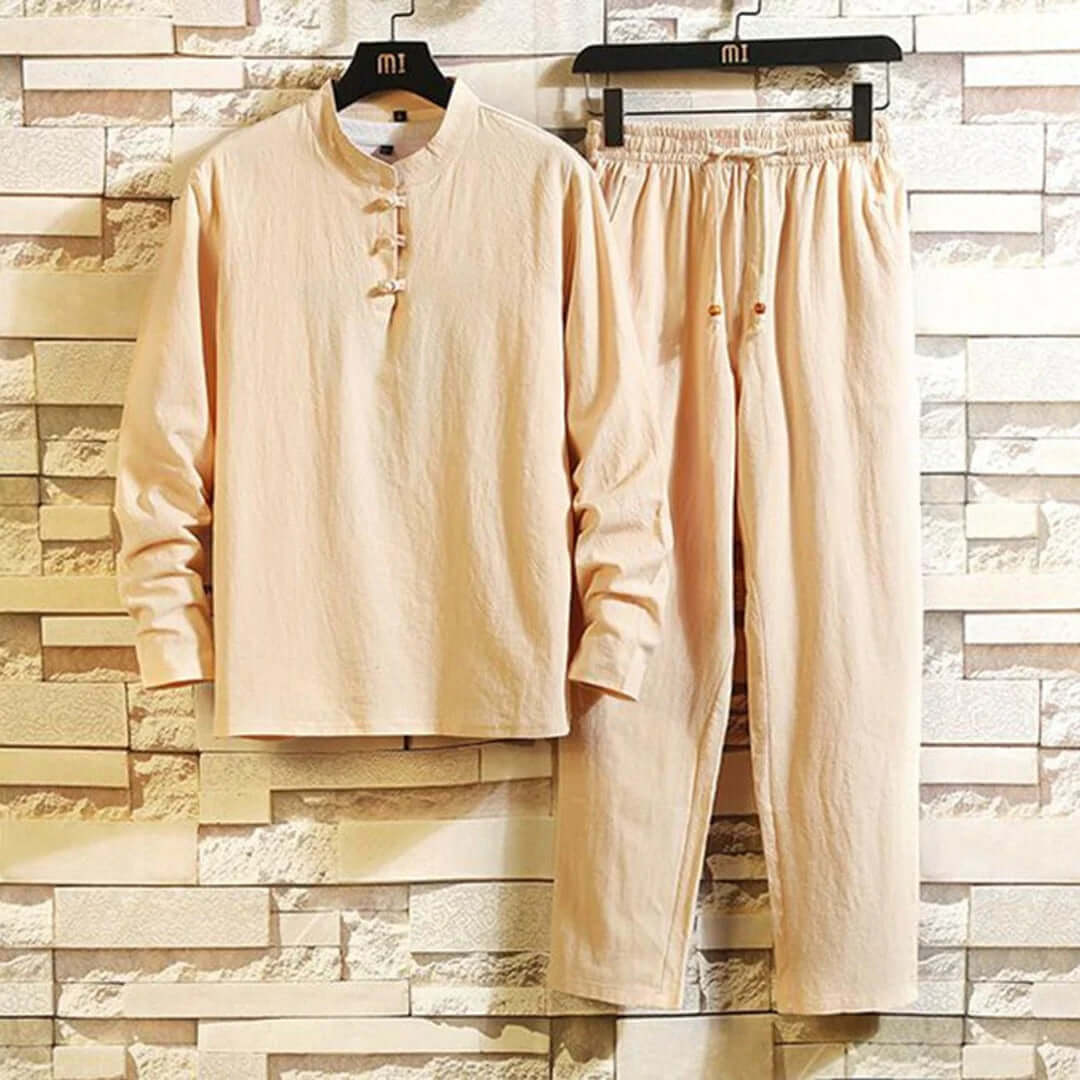 Relaxed Fit 2 Piece Suit Set for Men