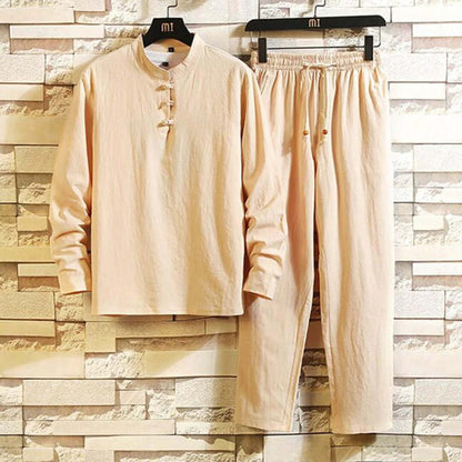 Relaxed Fit 2 Piece Suit Set for Men