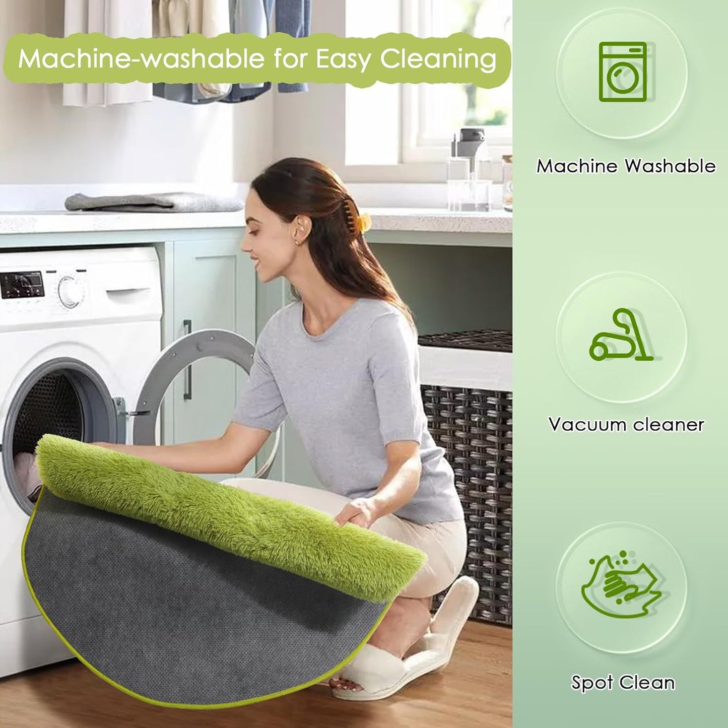 Cozy Plush Area Rug for Bedroom and Living Room Comfort