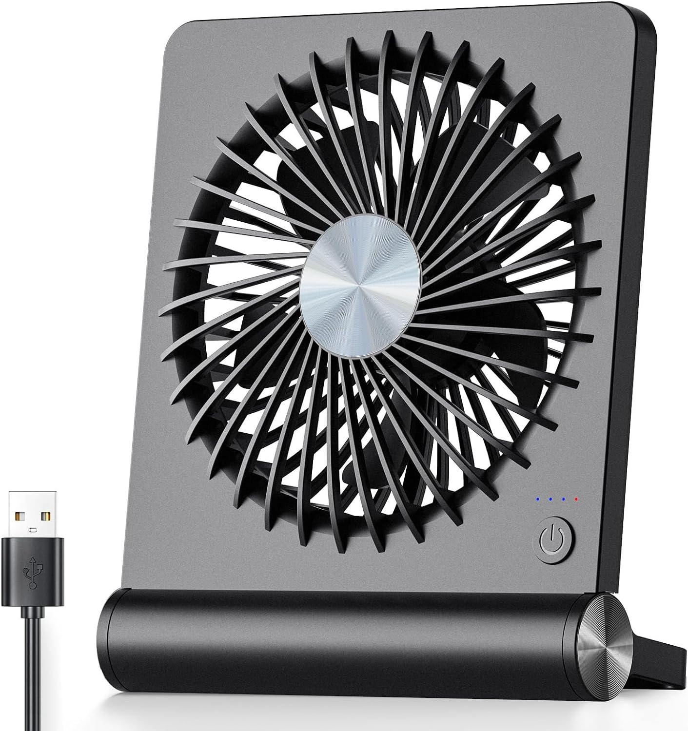 Quiet Compact Personal Desk Fan – Strong Cooling - Luxivelle