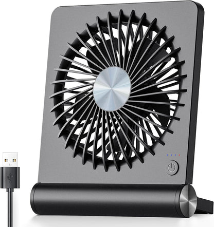 Quiet Compact Personal Desk Fan – Strong Cooling - Luxivelle