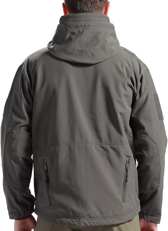 Waterproof Windproof Outdoor Jacket with Fleece and Pockets