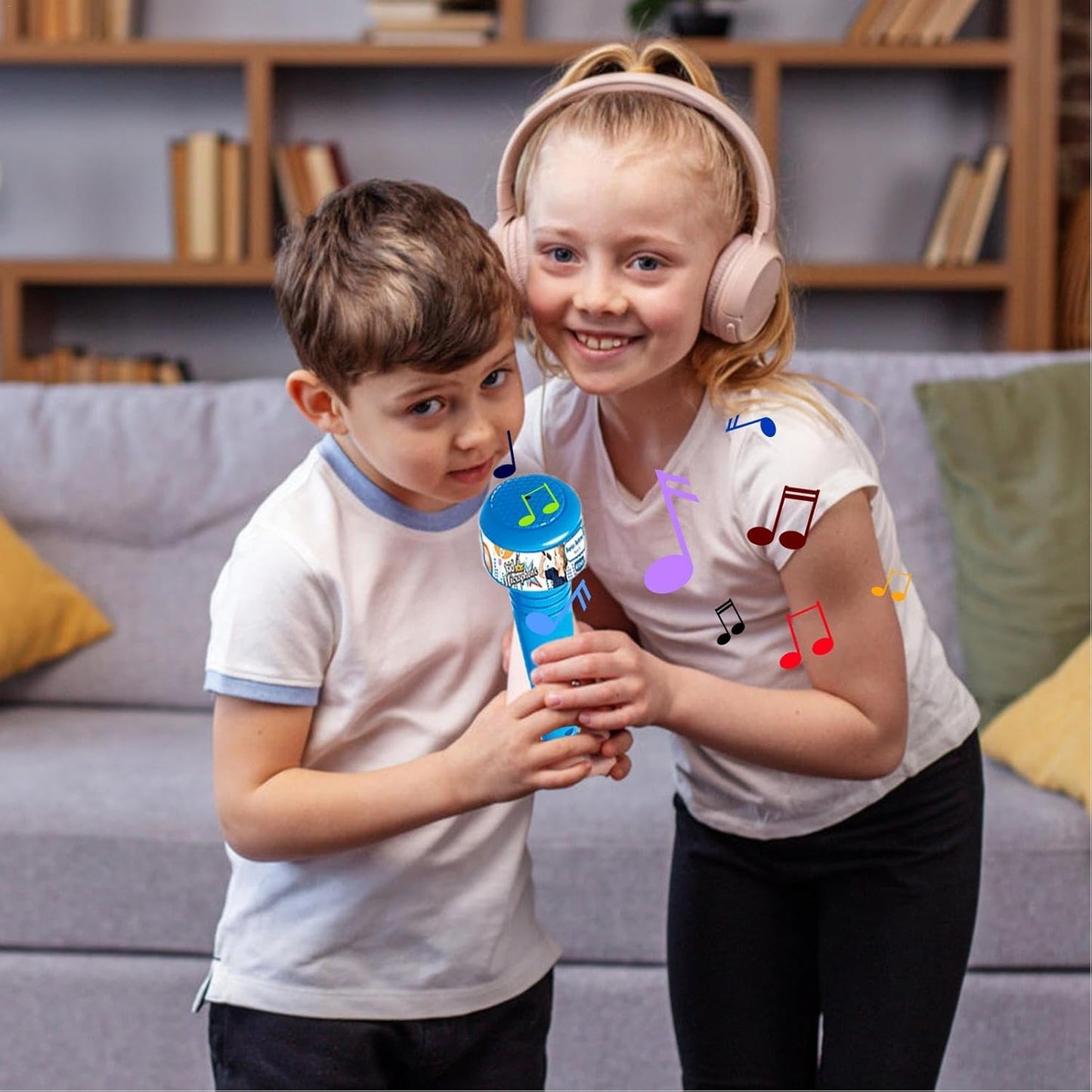 Fun Kids Sing Along Microphone with Stand
