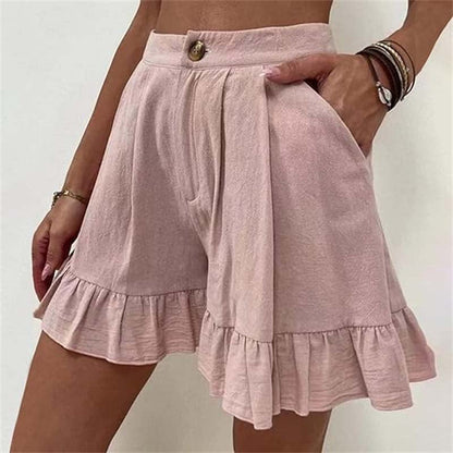 Lightweight Summer Ruffle Shorts