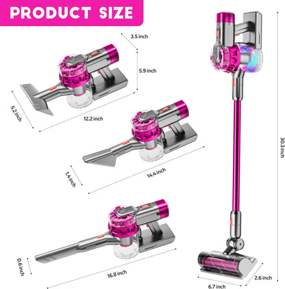 Fun Toy Vacuum Cleaner with Lights and Sounds