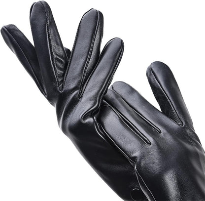 Soft Sheepskin Insulated Winter Gloves