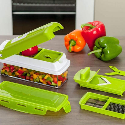 Easy 12-in-1 Veggie Chopper and Slicer Kitchen Tool