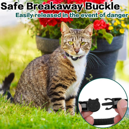 Adjustable Pet Collar with Quick Release – Reflective & Tracker Friendly