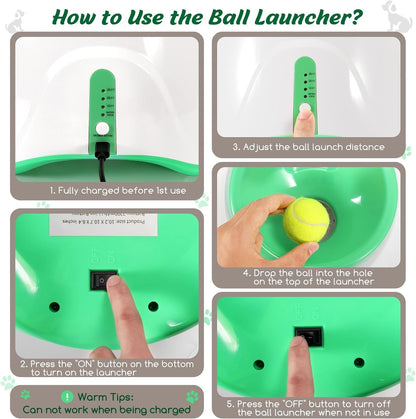 Easy Use Dog Ball Thrower with Adjustable Distance