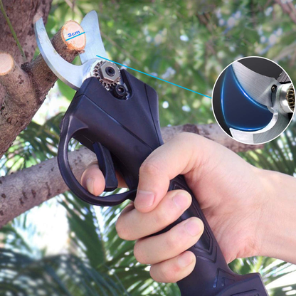 Powerful Cordless Pruning Shears with Sharp Steel Blades