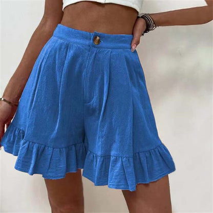 Lightweight Summer Ruffle Shorts