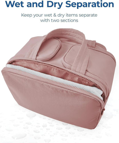Spacious 4-in-1 Travel Toiletry Bag for Women