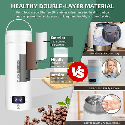 Compact Travel Electric Kettle