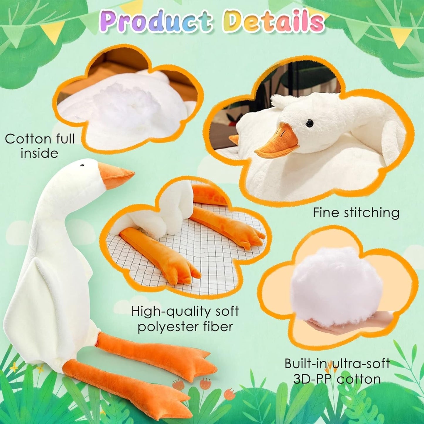 Big Soft Plush Goose Toy