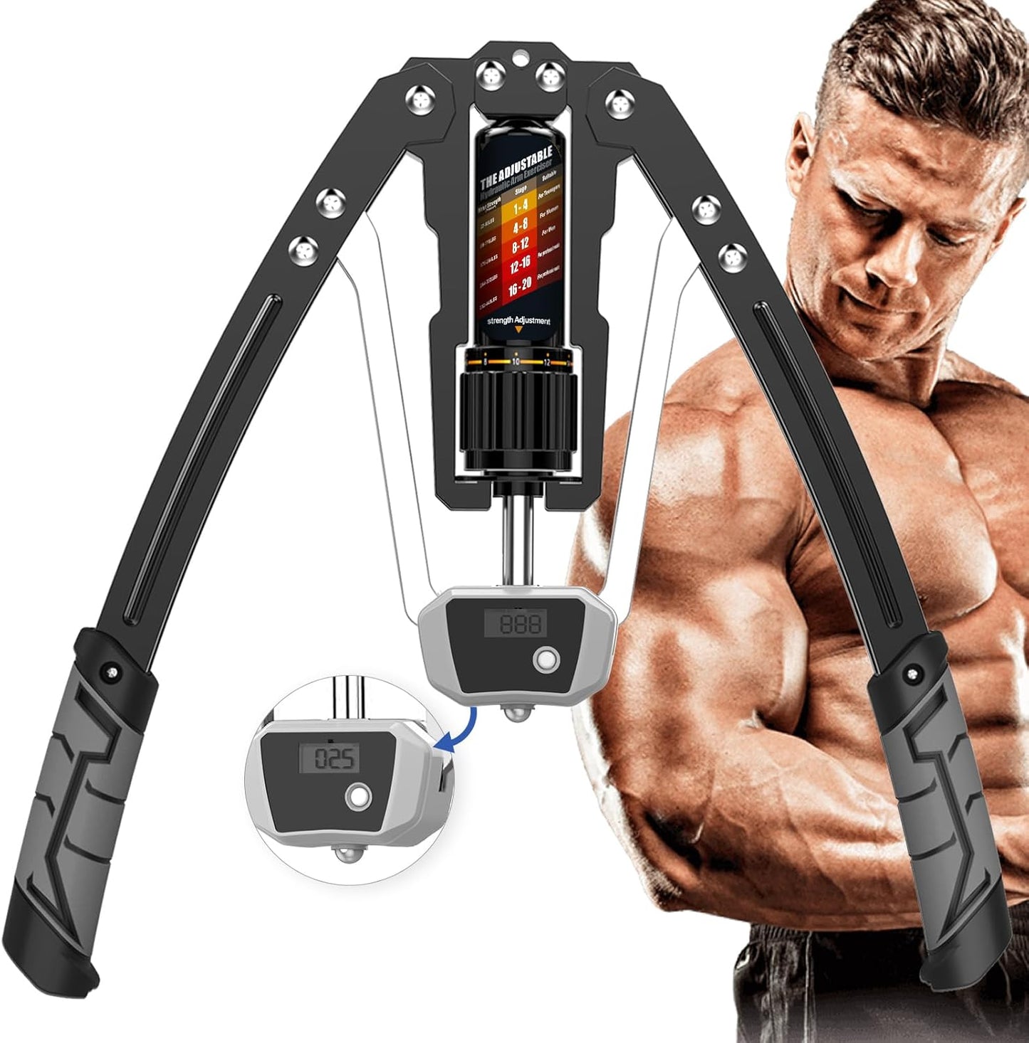 Heavy Duty Adjustable Arm Strength Trainer 10-200kg