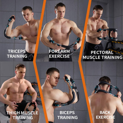 Compact Arm Trainer – Adjustable Fitness Bar for Home Workout