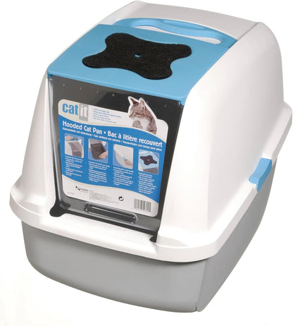 Large Covered Cat Litter Box with Odor Absorbent Filter