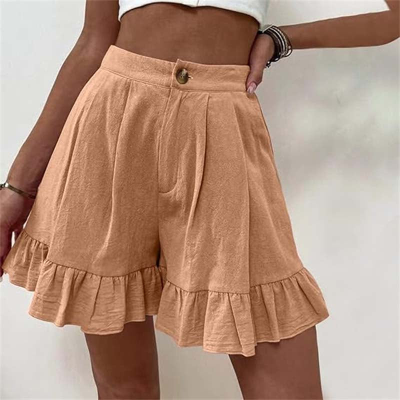 Lightweight Summer Ruffle Shorts
