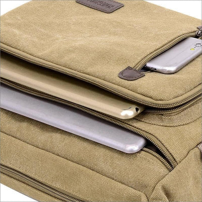 Vintage Style Cotton Messenger Shoulder Bag