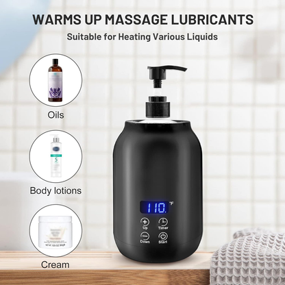 Compact Digital Oil Warmer for Massage Therapy